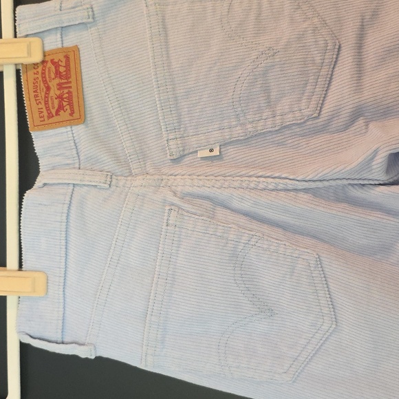 EUC LEVI'S baby blue corduroy pants high-waisted mom - Picture 3 of 3